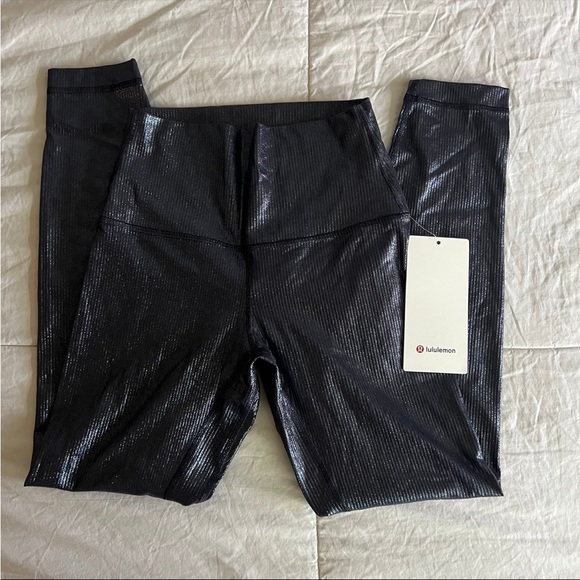 lululemon athletica Pants - Lululemon align high rise leggings 25” shine